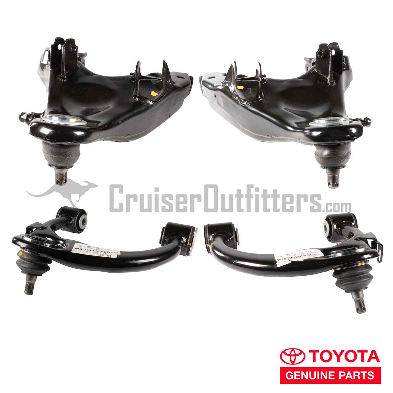 Front Upper & Lower Control Arm Kit- Fits 1998 - 2007 IFS 100/470 Applications (SUS100FCAKITOEM)